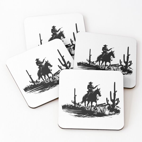 Item preview, Cowboy Wild West Mojave Desert Monument Valley Cactus  designed and sold by inkoutninja.