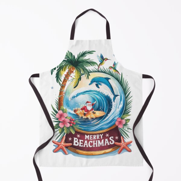 Item preview, Merry Beachmas Palm Trees Florida Xmas Tropical Christmas HAWAIIAN CLASSIC T-Shirt designed and sold by inkfluenceart.