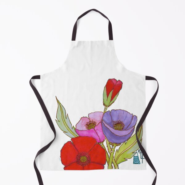 Item preview, Bright Poppies V3 designed and sold by Violet Treefrog.