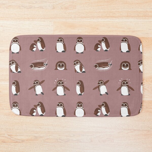 Item preview, Galapagos Penguin Cute Characters Dancing designed and sold by SUPERHERON.