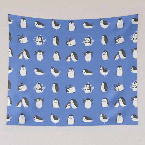 Item preview, Chinstrap Penguin Cute Characters Dancing designed and sold by SUPERHERON.