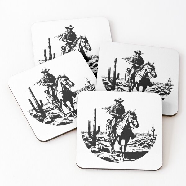 Item preview, Lone Cowboy Mojave Desert West Ranger Gunslinger Horse designed and sold by inkoutninja.