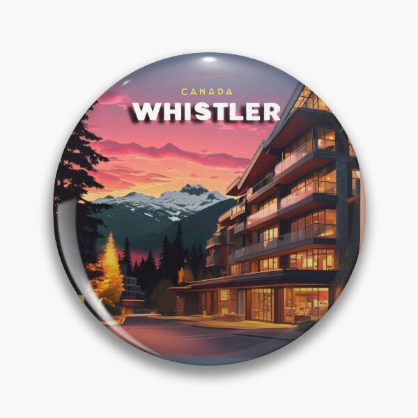 Item preview, Wall  Art Canada | Whistler Travel Vintage Poster designed and sold by kestrada2906.