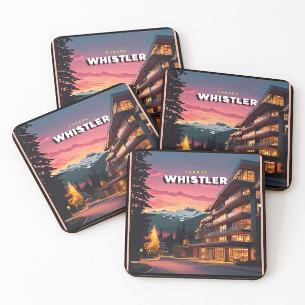Item preview, Wall  Art Canada | Whistler Travel Vintage Poster designed and sold by kestrada2906.
