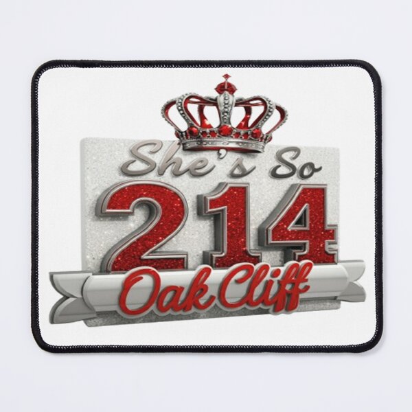 Item preview, She's So Oak Cliff | Red Crushed Diamonds designed and sold by Dezign Kingz.