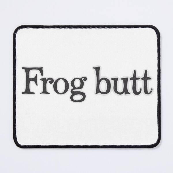 Item preview, Frog butt text sticker designed and sold by Dospart.