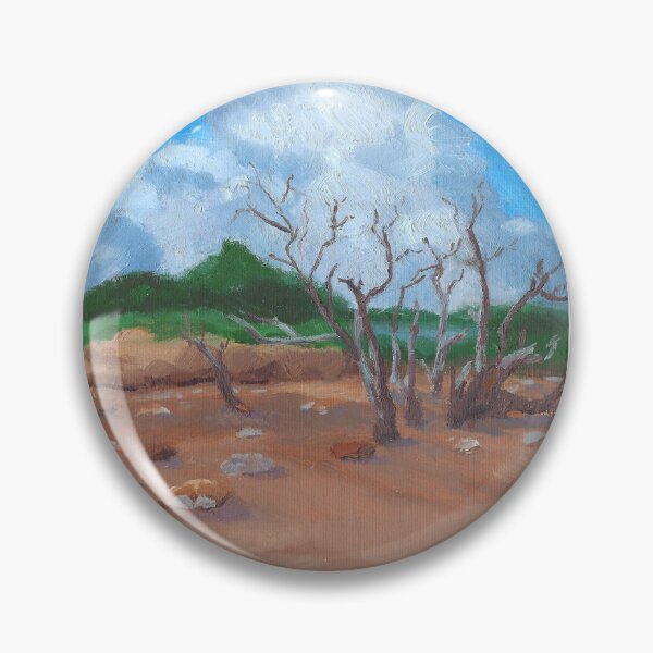 Item preview, Landscape with dry trees designed and sold by Assol Kovtun.