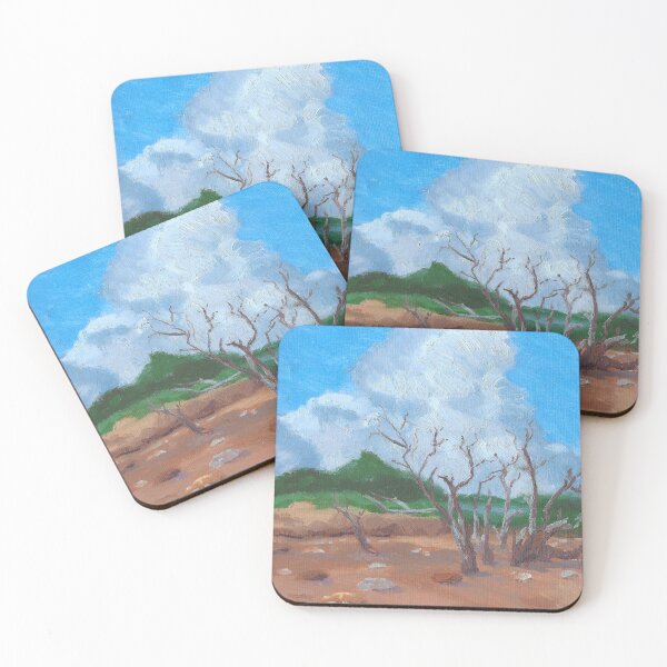Item preview, Landscape with dry trees designed and sold by Assol Kovtun.