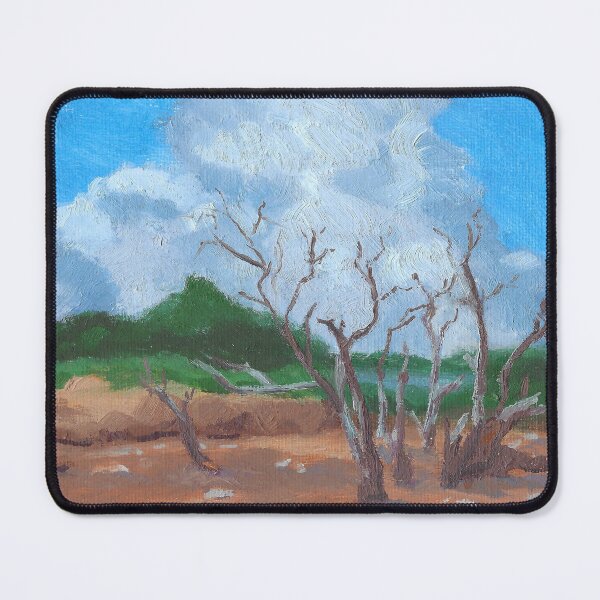 Item preview, Landscape with dry trees designed and sold by Assol Kovtun.