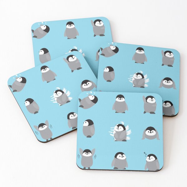 Item preview, Baby Emperor Penguin Cute Characters Dancing designed and sold by SUPERHERON.
