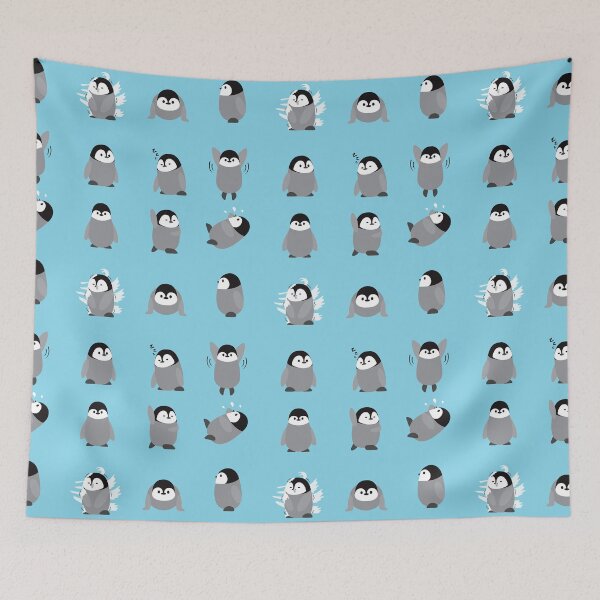 Item preview, Baby Emperor Penguin Cute Characters Dancing designed and sold by SUPERHERON.