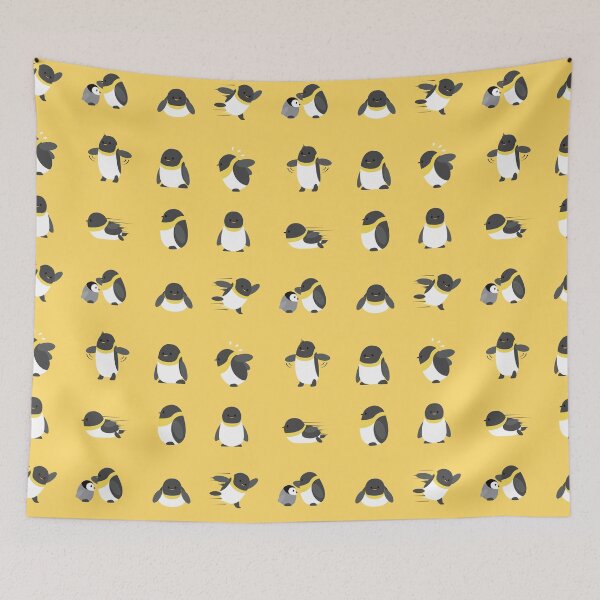Item preview, Emperor Penguin Cute Characters Dancing designed and sold by SUPERHERON.