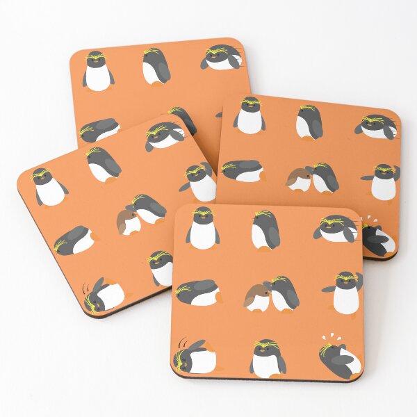 Item preview, Macaroni Penguin Cute Characters Dancing designed and sold by SUPERHERON.