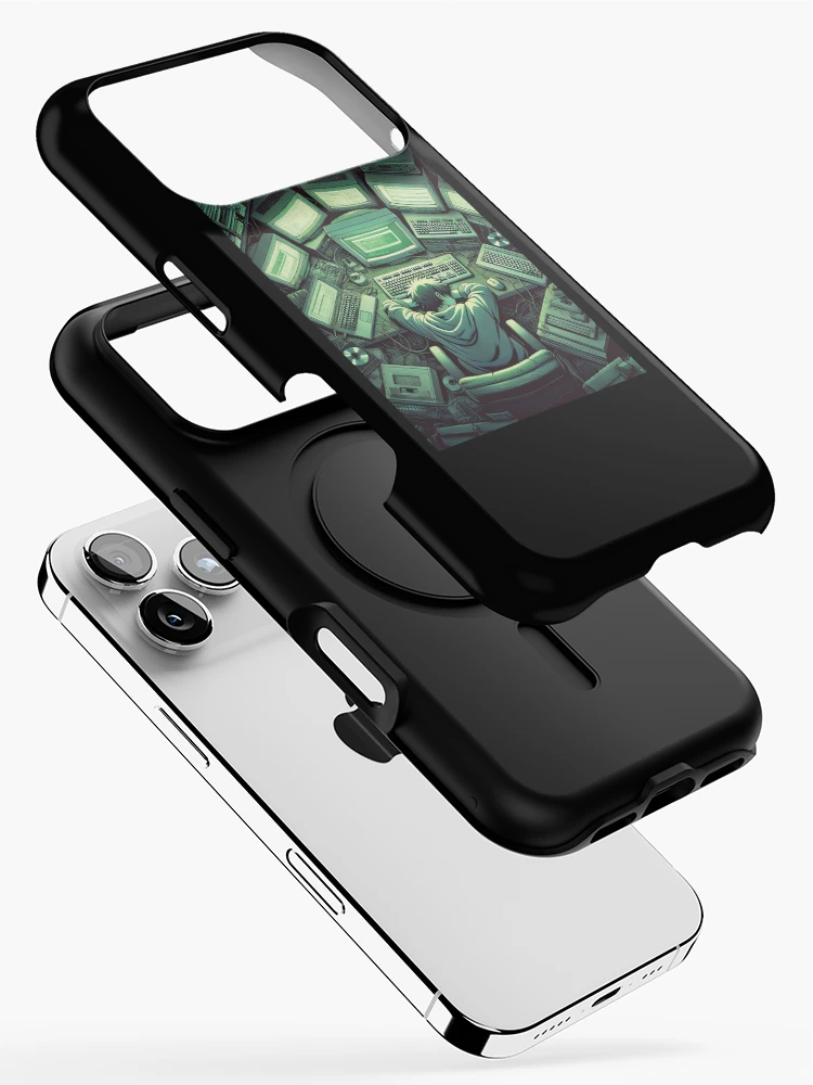 Thumbnail 2 of 4, iPhone Case, Anime Computer, Coder, Coding, Gaming Motivation designed and sold by chantastical.