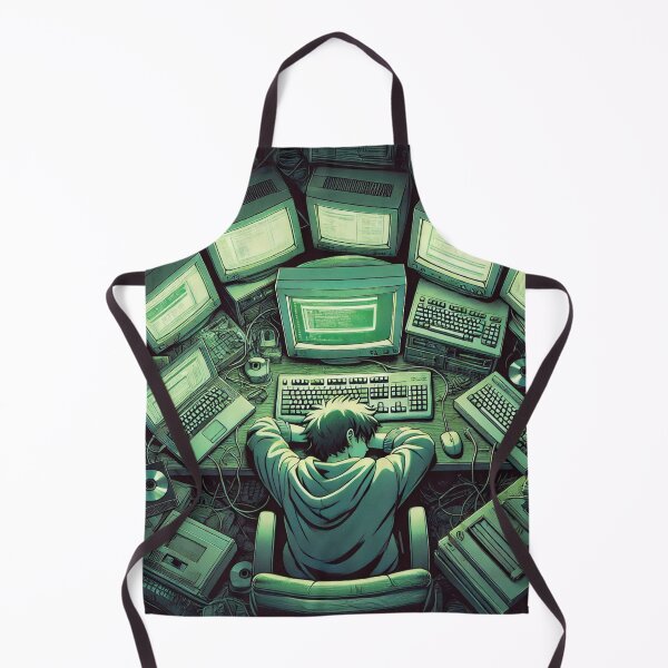 Item preview, Anime Computer, Coder, Coding, Gaming Motivation designed and sold by chantastical.