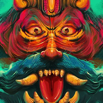 Artwork thumbnail, Demon king by ROHANBHATIAART