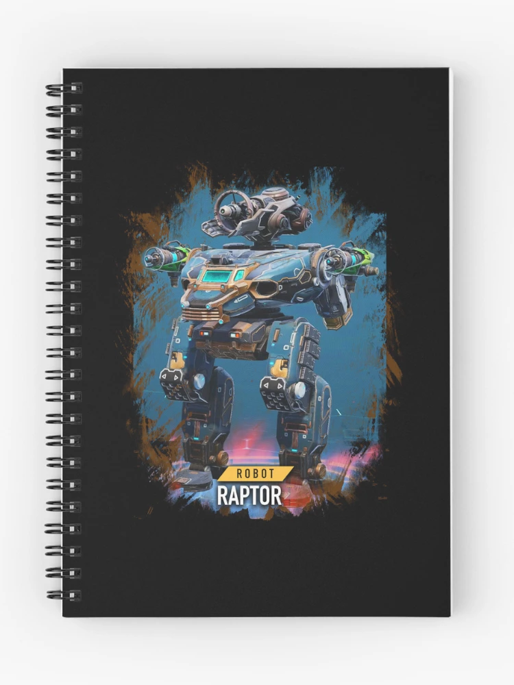 Thumbnail 1 of 3, Journal, Robot Raptor at War Zone designed and sold by HexOne.