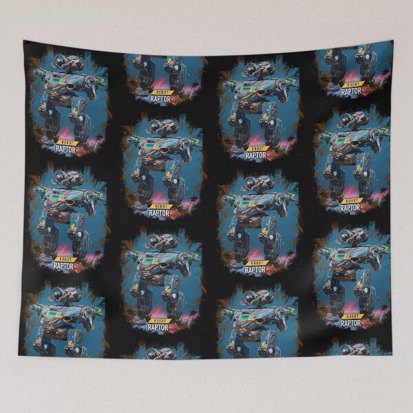 Item preview, Robot Raptor at War Zone designed and sold by HexOne.