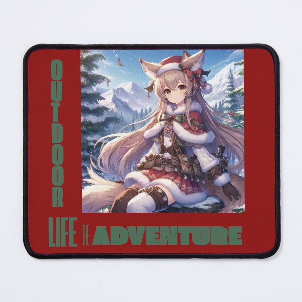 Item preview, Anime Cute Girlfriend Adventure Christmas Theme (silvergoldvisionary) designed and sold by SGVisionary.