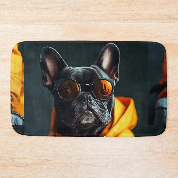 Item preview, Canine Style: Dog in Orange Jacket" designed and sold by Reina75.