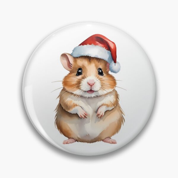 Item preview, Hamster Santahat designed and sold by HOMETOWN86.
