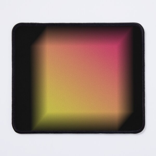 Item preview, Pink & yellow Abstract Art blur square designed and sold by Wowliful.