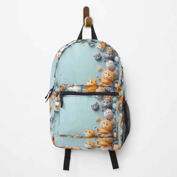 Item preview, Cute Cat Breed Patterns in Soft Pastel Colors with 3D Effects designed and sold by AlwaysHome.