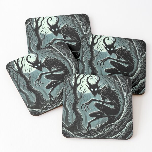 Item preview, Shadow Creature in Dark Forest: Eerie Nighttime designed and sold by maxthegrem.