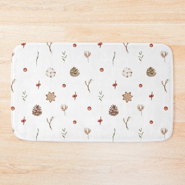 Item preview, Rustic Winter Botanical Pattern designed and sold by coshe.