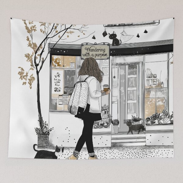 Item preview, Wandering with a purpose designed and sold by EdvvinStudios.