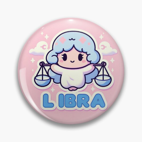 Item preview, Kawaii Cute The Scales Cartoon Libra Zodiac designed and sold by FaydeFlora.