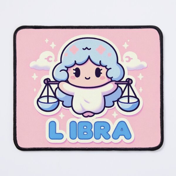 Item preview, Kawaii Cute The Scales Cartoon Libra Zodiac designed and sold by FaydeFlora.