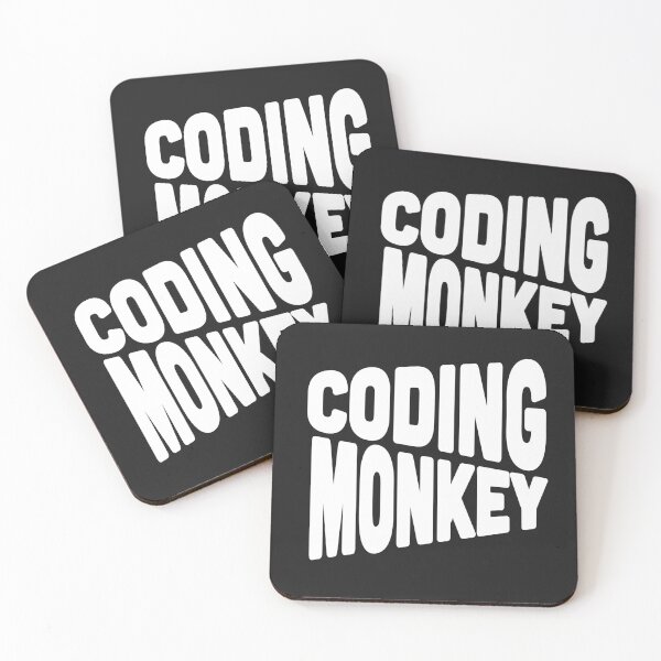 Item preview, Coding Monkey Skew Text design designed and sold by Code  Monkeys.