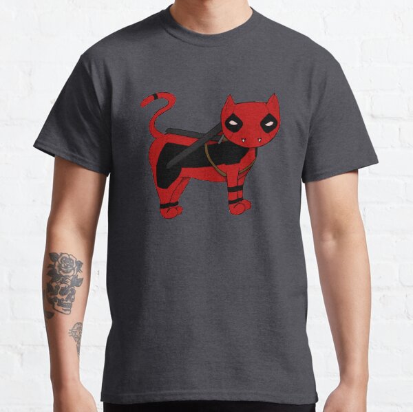 deadpool cat shirt