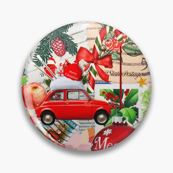 Item preview, Collage Christmas retro grinch elf designed and sold by NadiTrends.
