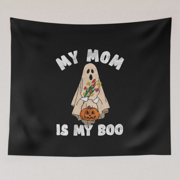 Item preview, Mom Boo Ghost Funny Halloween Costume for Kids Boys Girls Mama is My Boo designed and sold by alenaz.