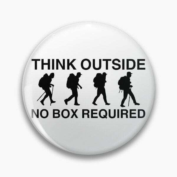 Item preview, Funny Camping Think Outside, No Box Required designed and sold by Luckyart5.