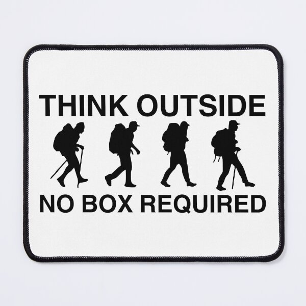 Item preview, Funny Camping Think Outside, No Box Required designed and sold by Luckyart5.