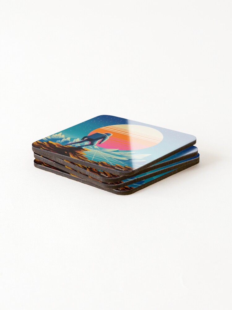 Thumbnail 4 of 5, Coasters (Set of 4), Spacewave designed and sold by flooko.