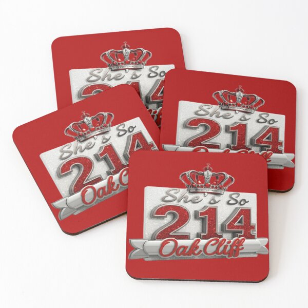 Item preview, She's So Oak Cliff | Red Crushed Diamonds designed and sold by Dezign Kingz.