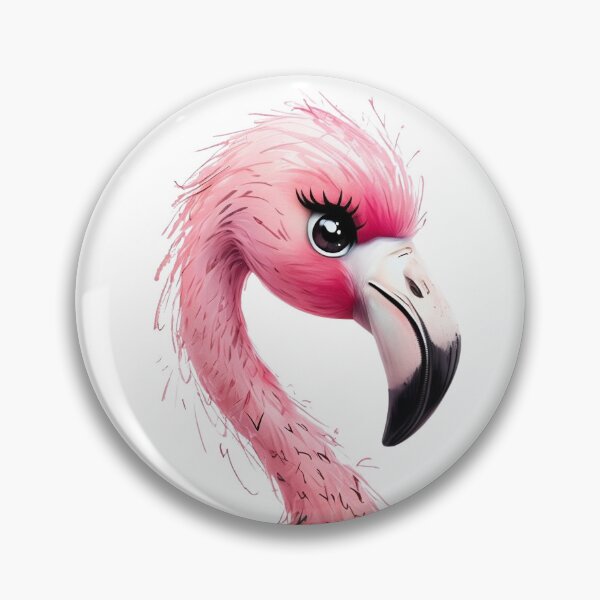 Item preview, Pink flamingo with wild pink plumage designed and sold by Naturitude.