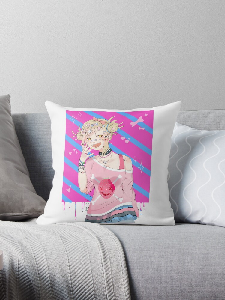 Harajuku Toga Himiko Throw Pillow By Flowerful Redbubble 