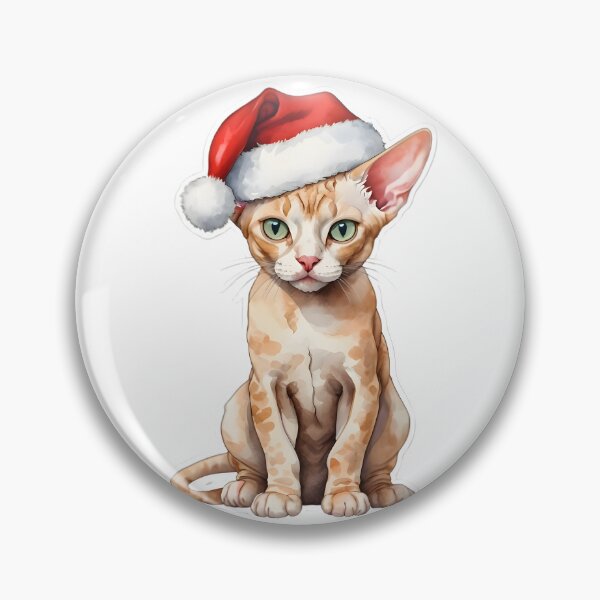 Item preview, Devon Rex Santa Hat designed and sold by HOMETOWN86.