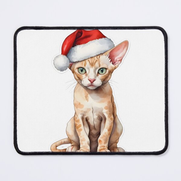 Item preview, Devon Rex Santa Hat designed and sold by HOMETOWN86.