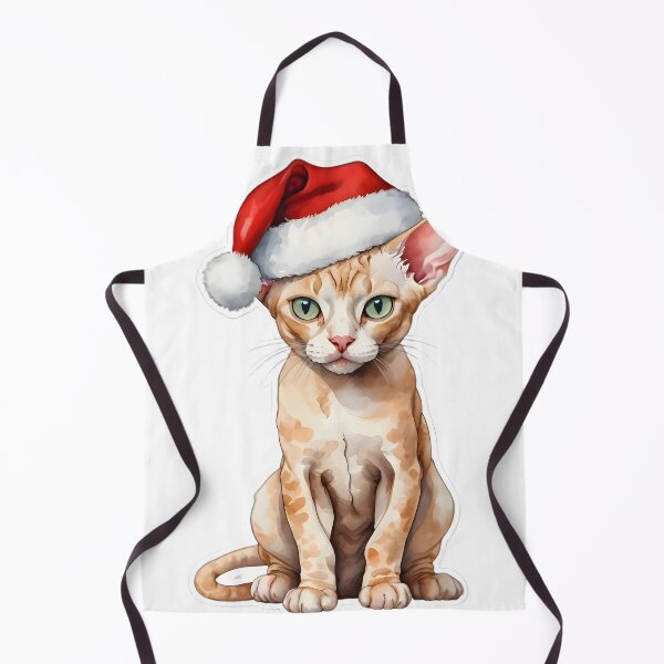 Item preview, Devon Rex Santa Hat designed and sold by HOMETOWN86.