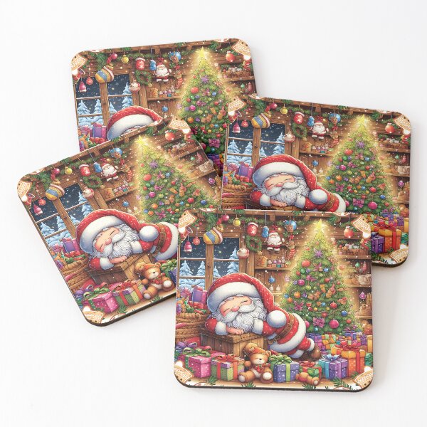 Item preview, Christmas Santa Needs A Nap D1 designed and sold by HappyHavenStu.