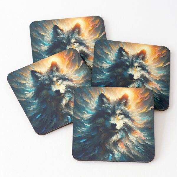 Item preview, Wild wolf designed and sold by Vibranta Studio.