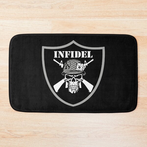 Item preview, Armed Infidel; Skull designed and sold by StickerApe.