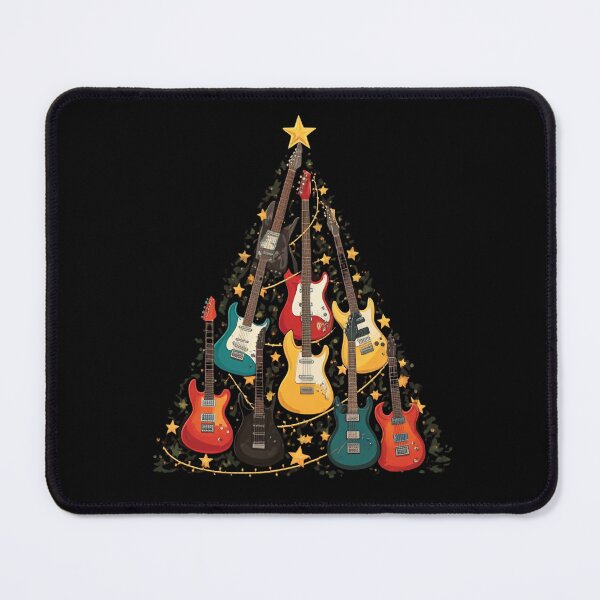 Item preview, Cool Guitar Christmas Tree Guitar Lovers Christmas Tree T-Shirt designed and sold by AFRUKSOODJAI.