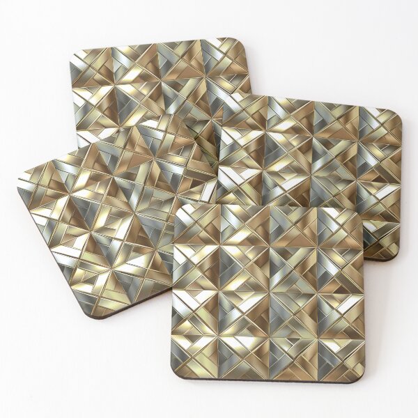 Item preview, Golden Hues And Silvery Colors Trendy Pattern designed and sold by DEC02.